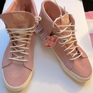 Vans Hightop Suede Fringe Sneaker